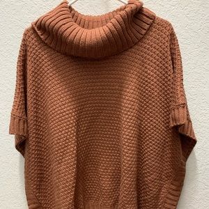 Charlotte Russe poncho sweater, size M/L